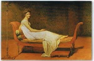 豊富な即納レカミエ夫人の肖像/J.Lダヴィッド 超希少、100年前の画集より 人物画